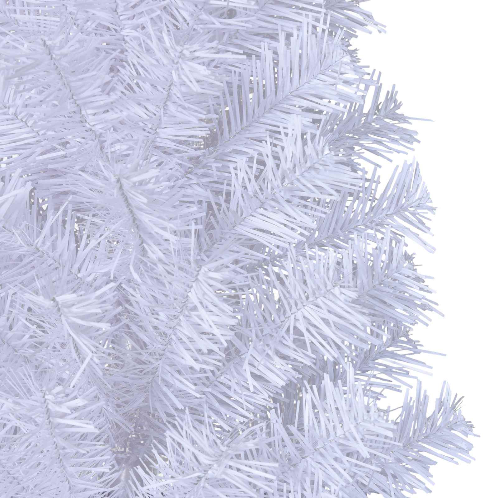 Künstlicher Weihnachtsbaum Weiß Pvc Und Stahl