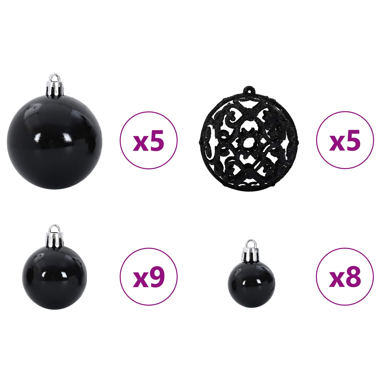 Künstlicher Weihnachtsbaum Weiß Pvc Und Stahl