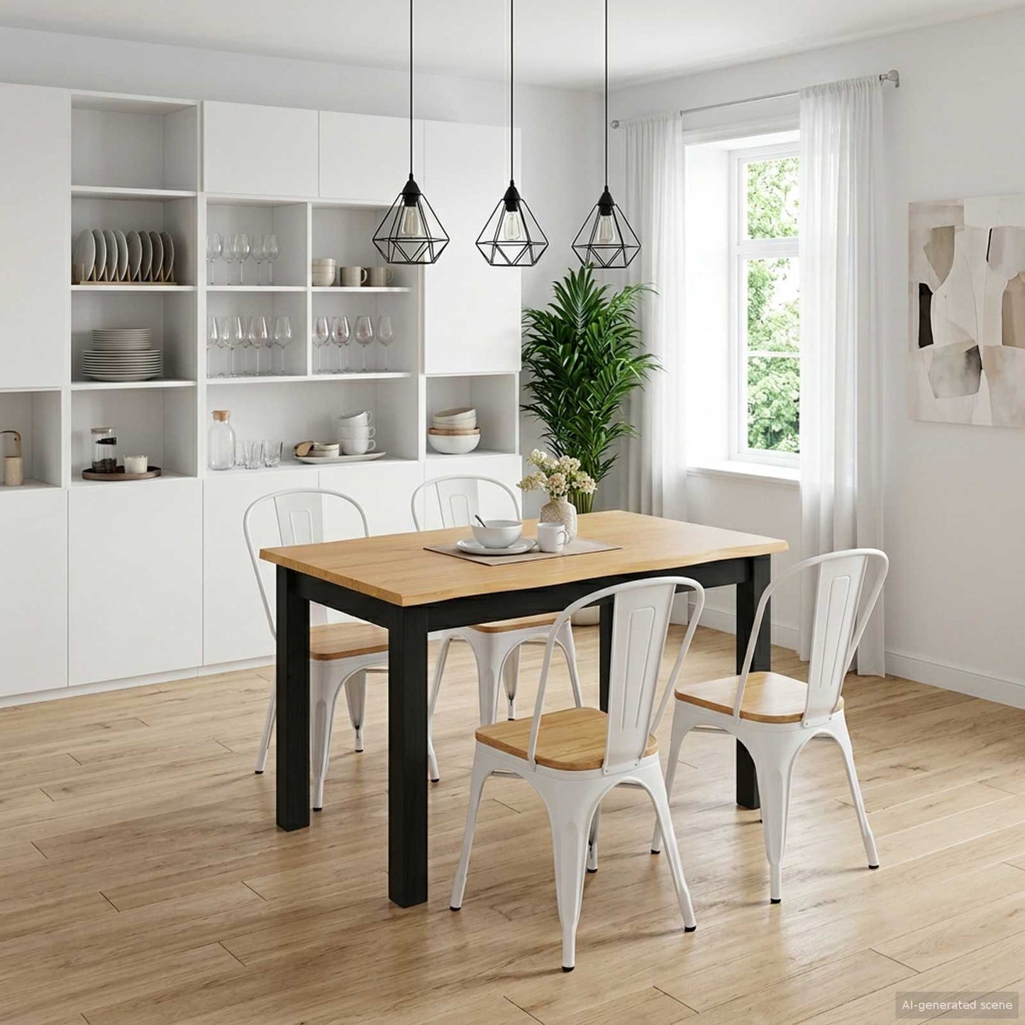 Esstisch Ekai 112 X 70 X 76,5 Cm Massives Kiefernholz