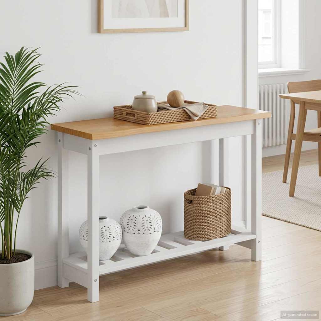 Konsolentisch Mit Regal Ekai 112 X 35 X 76 Cm