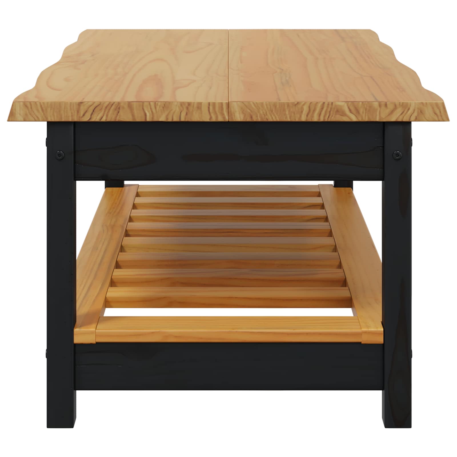 Couchtisch Ekai 100 X 60 X 45,5 Cm Massives Kiefernholz