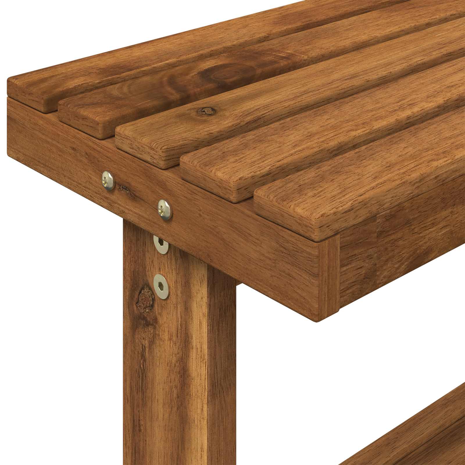 Outdoor Umtopfbank Massivholz Akazie