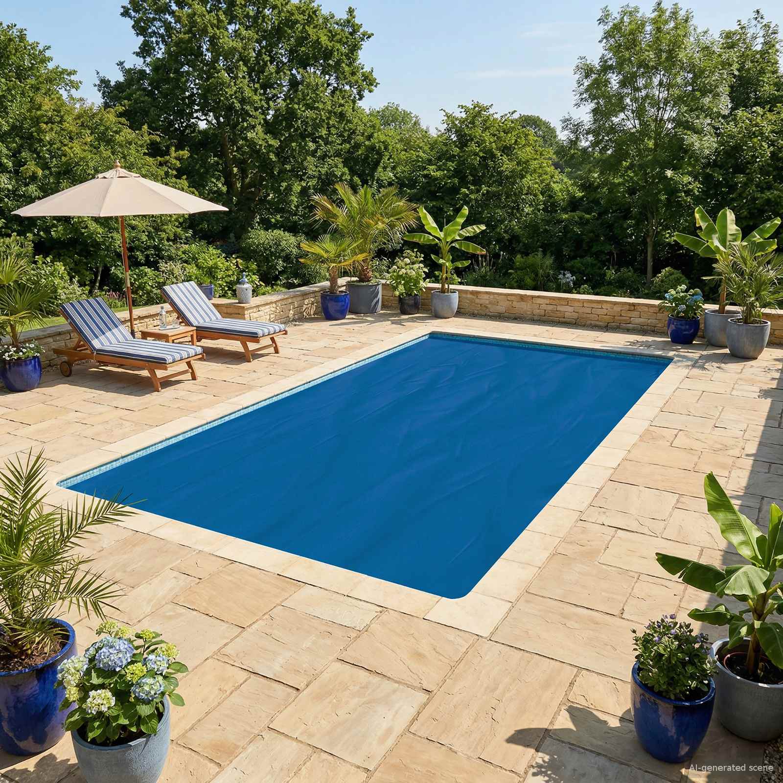 Solar Poolabdeckung 110 Μm Rund Pe