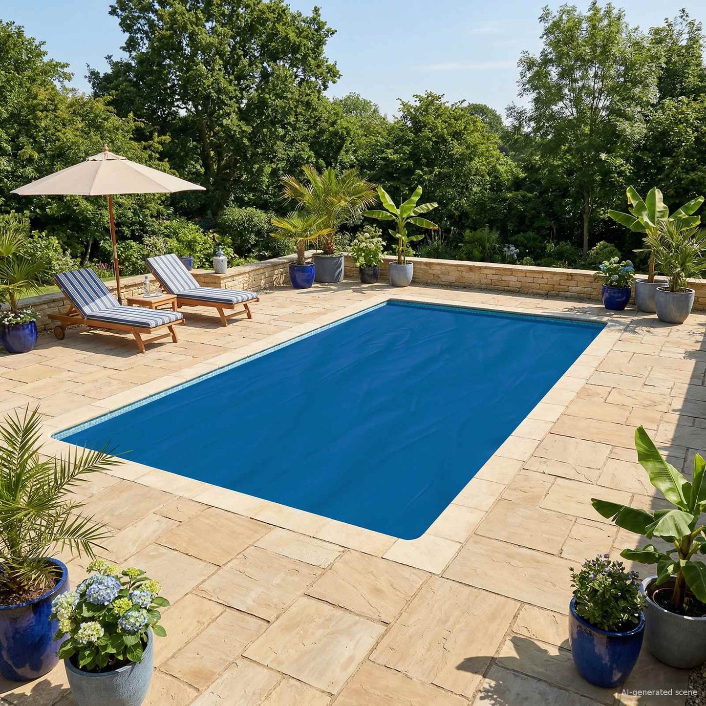 Solar Poolabdeckung 110 Μm Rund Pe