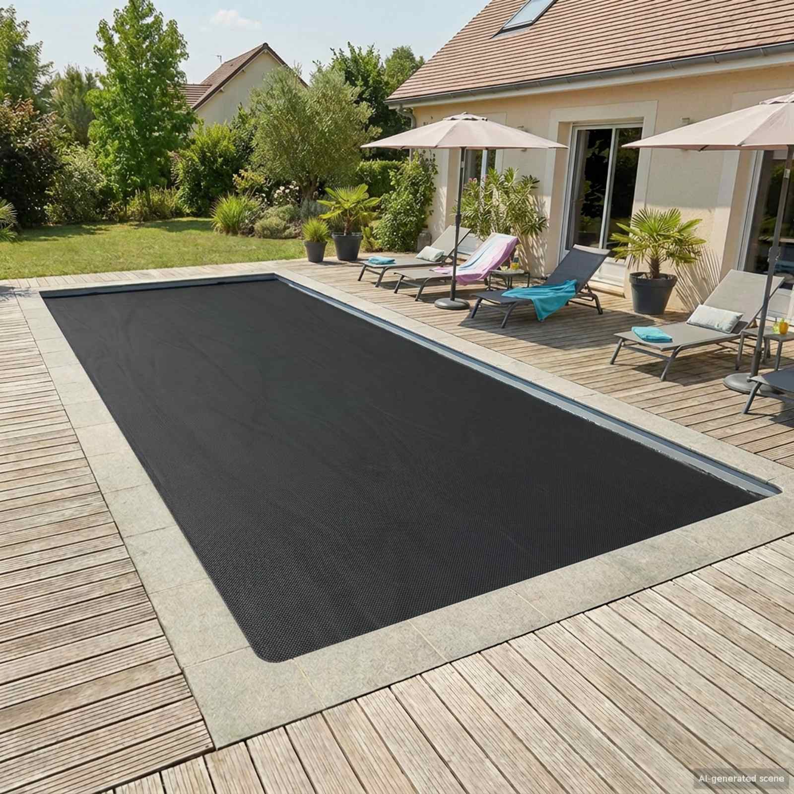 Solar Poolabdeckung 110 Μm Rund Pe