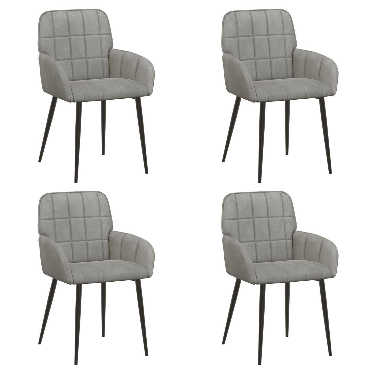 Esszimmerstühle 4 Pcs Samt 57 X 50 X 85 Cm
