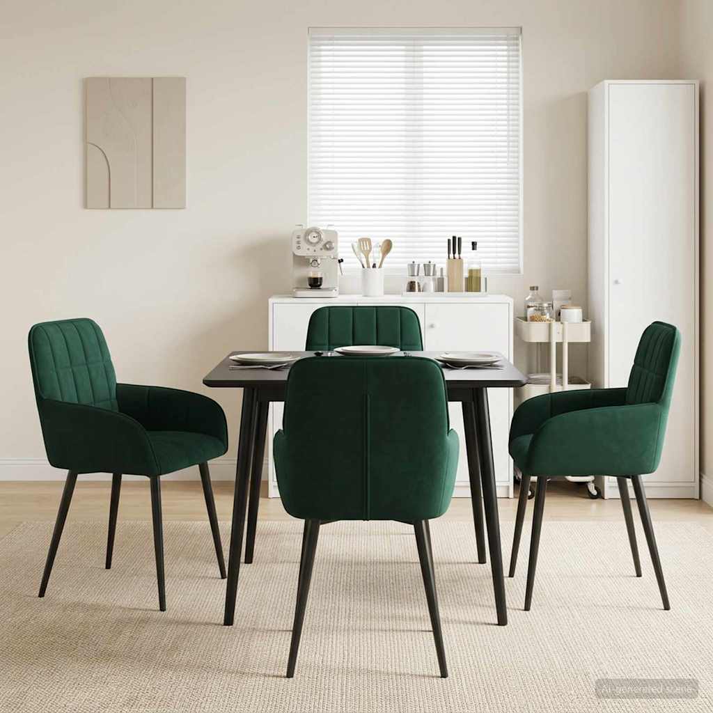 Esszimmerstühle 4 Pcs Samt 57 X 50 X 85 Cm