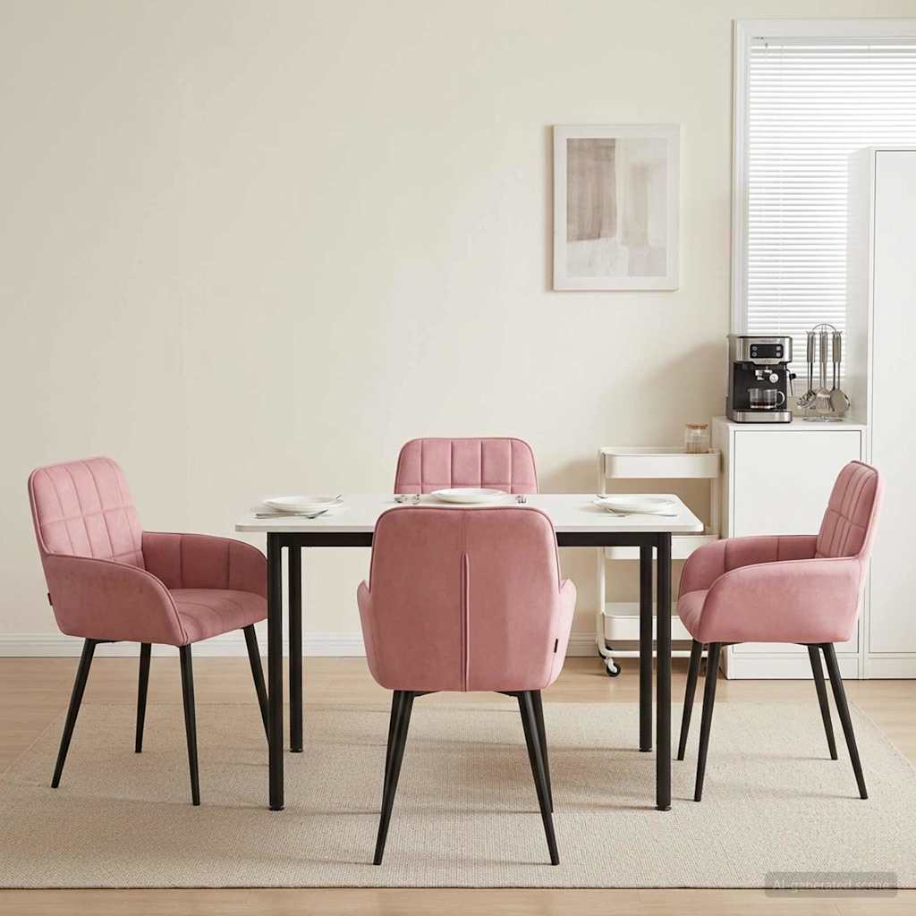 Esszimmerstühle 4 Pcs Samt 57 X 50 X 85 Cm
