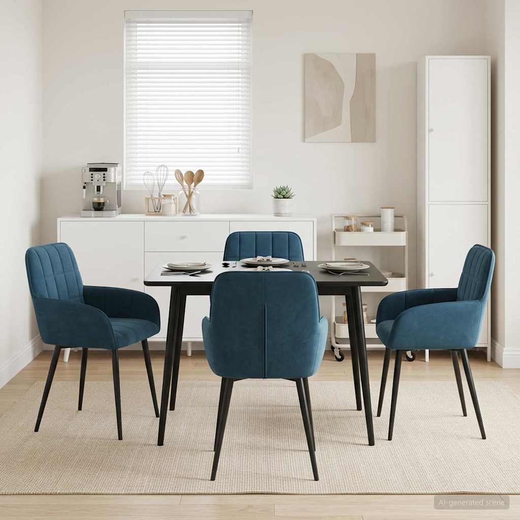 Esszimmerstühle 4 Pcs Samt 57 X 50 X 85 Cm