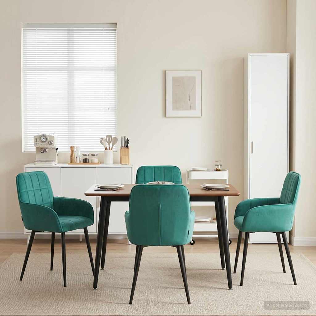 Esszimmerstühle 4 Pcs Samt 57 X 50 X 85 Cm