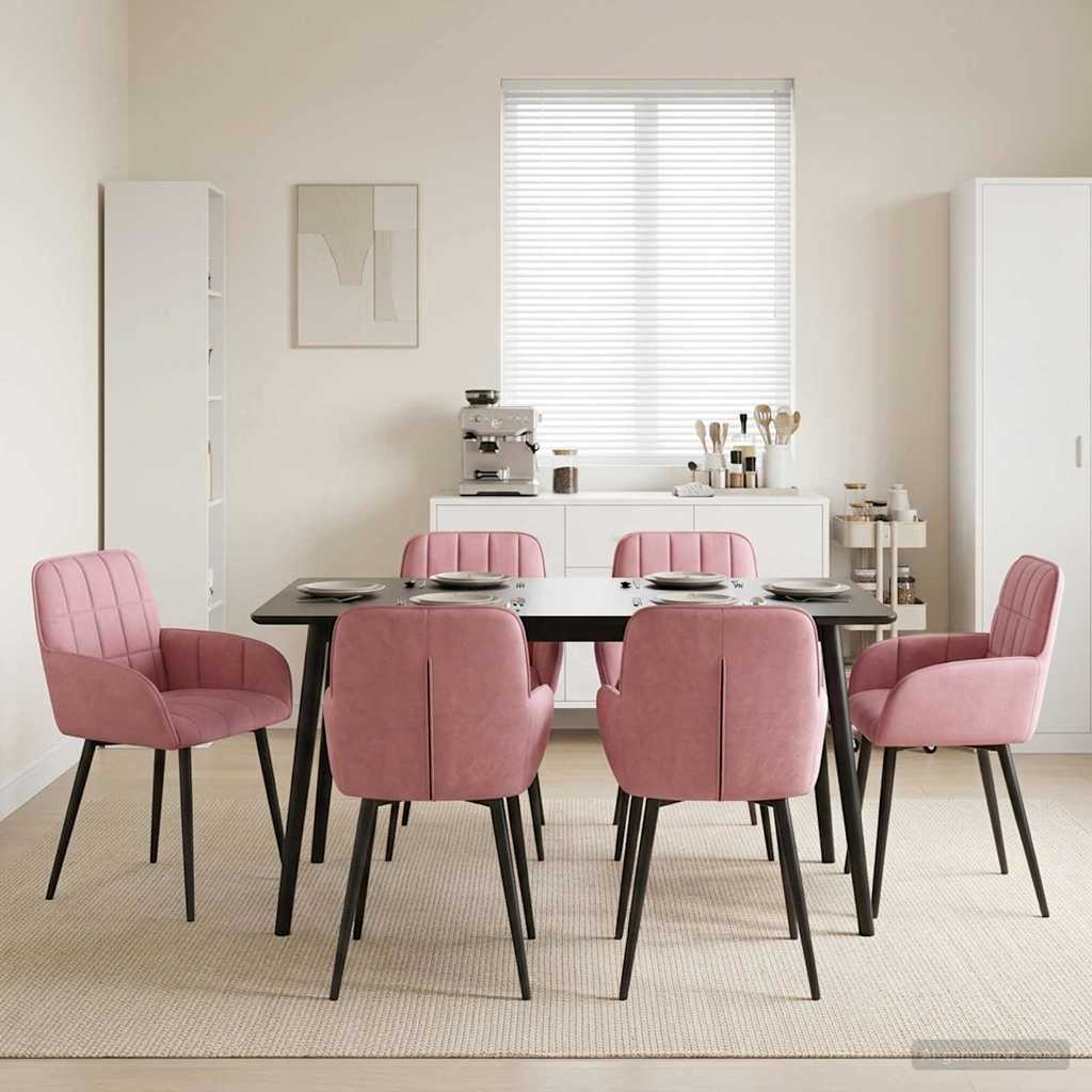 Esszimmerstühle 4 Pcs Samt 57 X 50 X 85 Cm