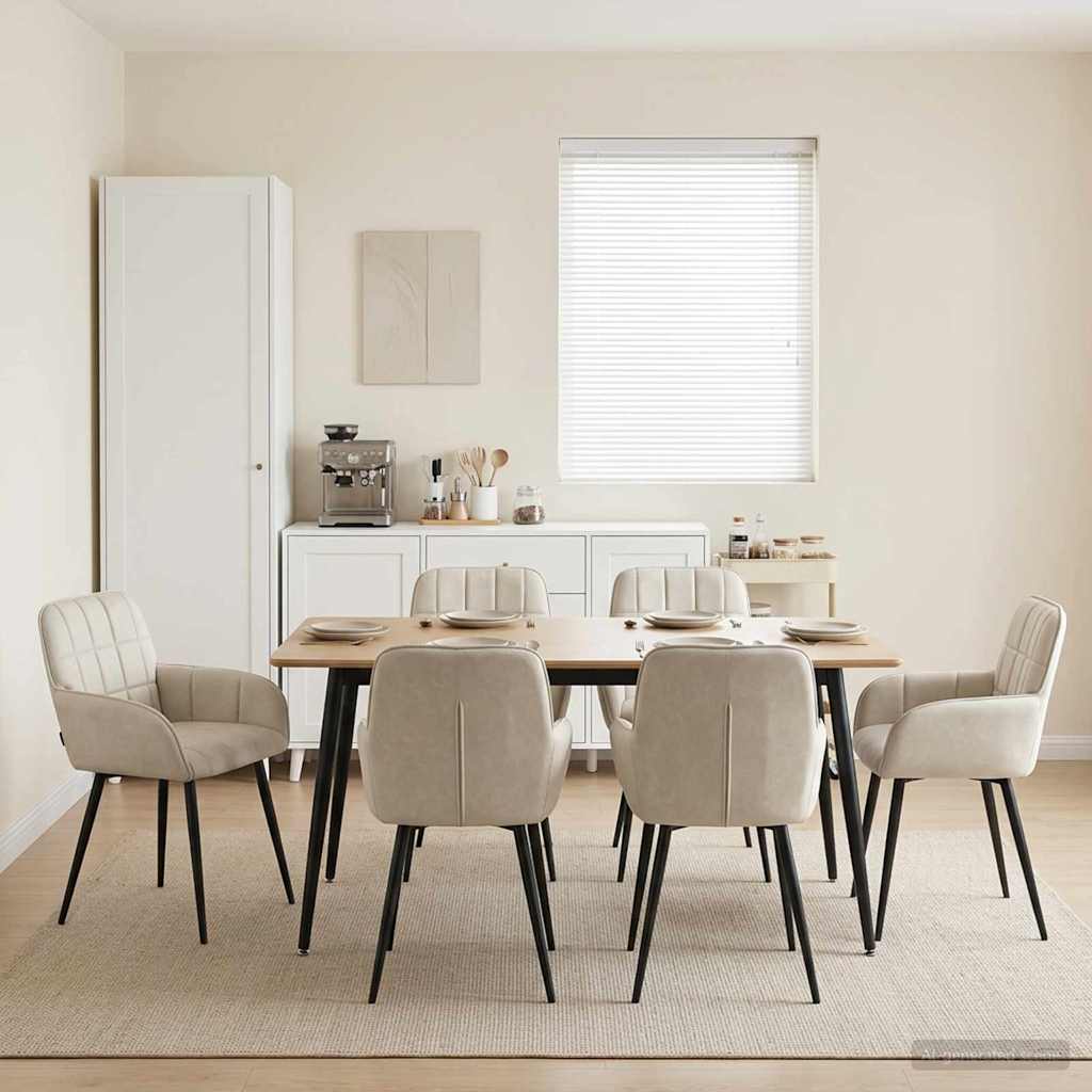 Esszimmerstühle 4 Pcs Samt 57 X 50 X 85 Cm