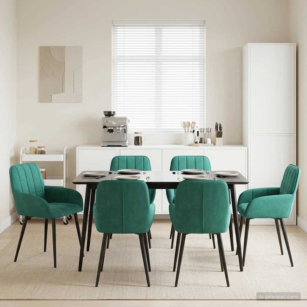 Esszimmerstühle 4 Pcs Samt 57 X 50 X 85 Cm
