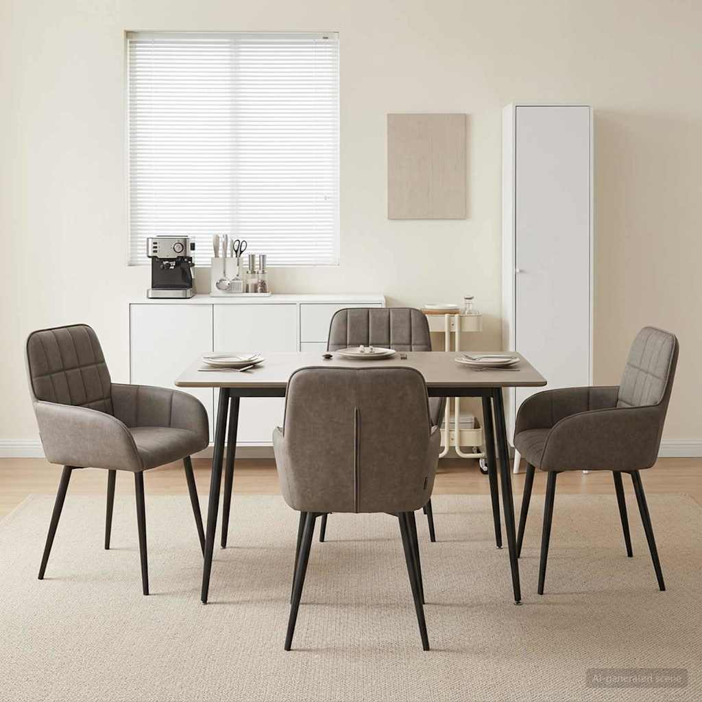 Esszimmerstühle 4 Pcs Kunstleder 57 X 50 X 85 Cm