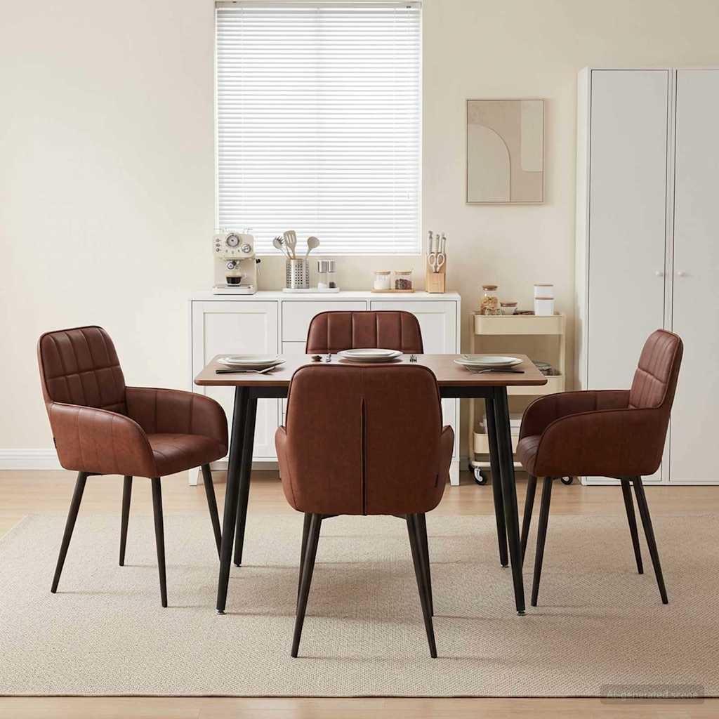 Esszimmerstühle 4 Pcs Kunstleder 57 X 50 X 85 Cm
