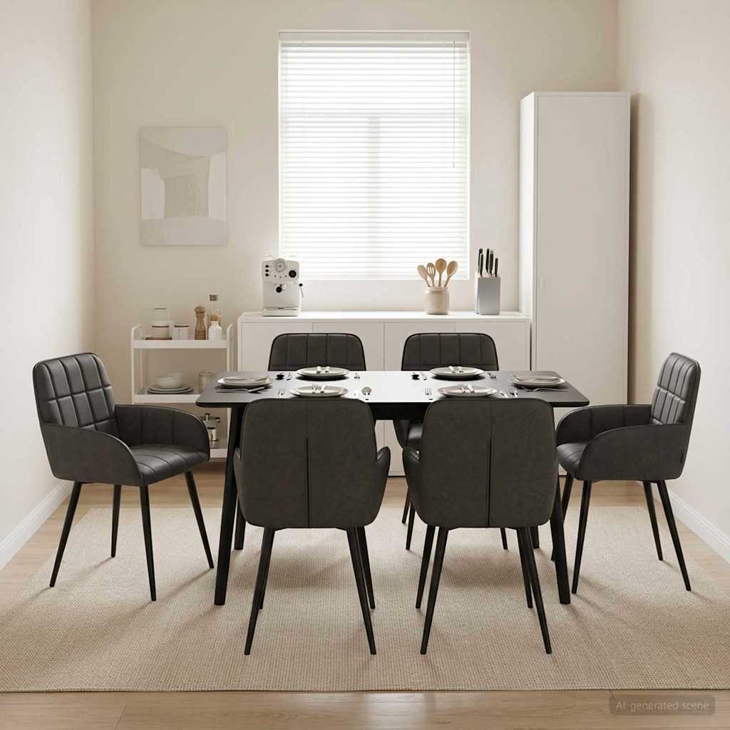 Esszimmerstühle 4 Pcs Kunstleder 57 X 50 X 85 Cm