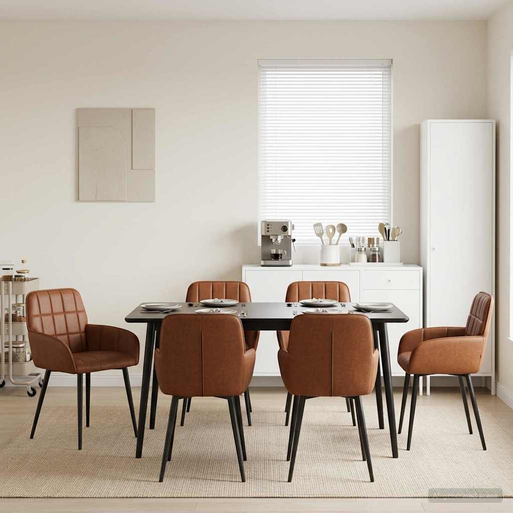 Esszimmerstühle 4 Pcs Kunstleder 57 X 50 X 85 Cm