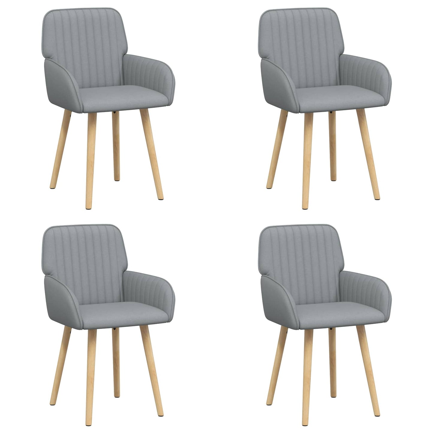 Esszimmerstühle 4 Pcs Stoff 56,5 X 50 X 87,5 Cm