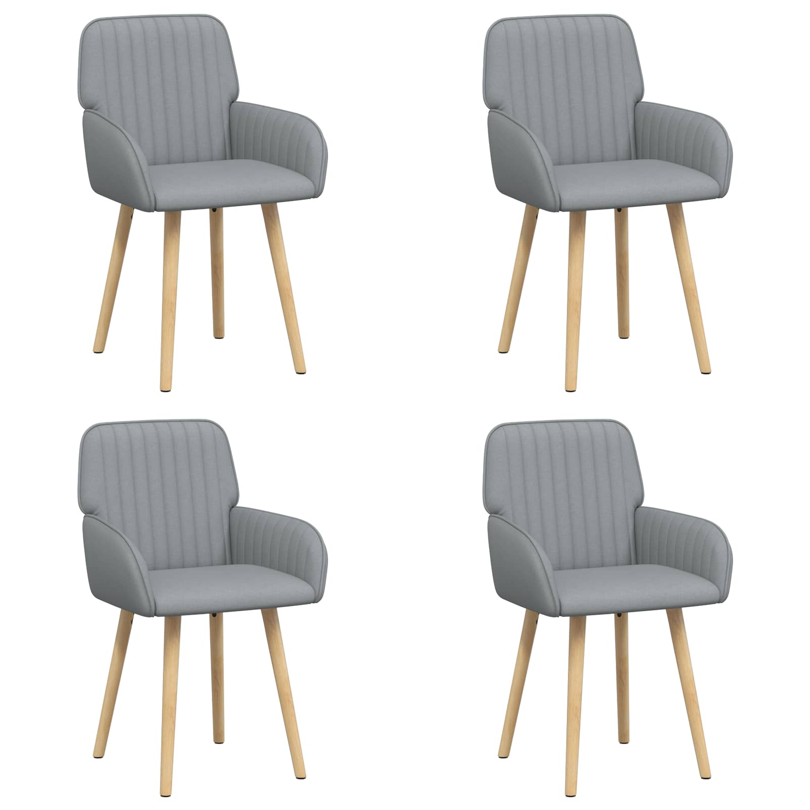 Esszimmerstühle 4 Pcs Stoff 56,5 X 50 X 87,5 Cm