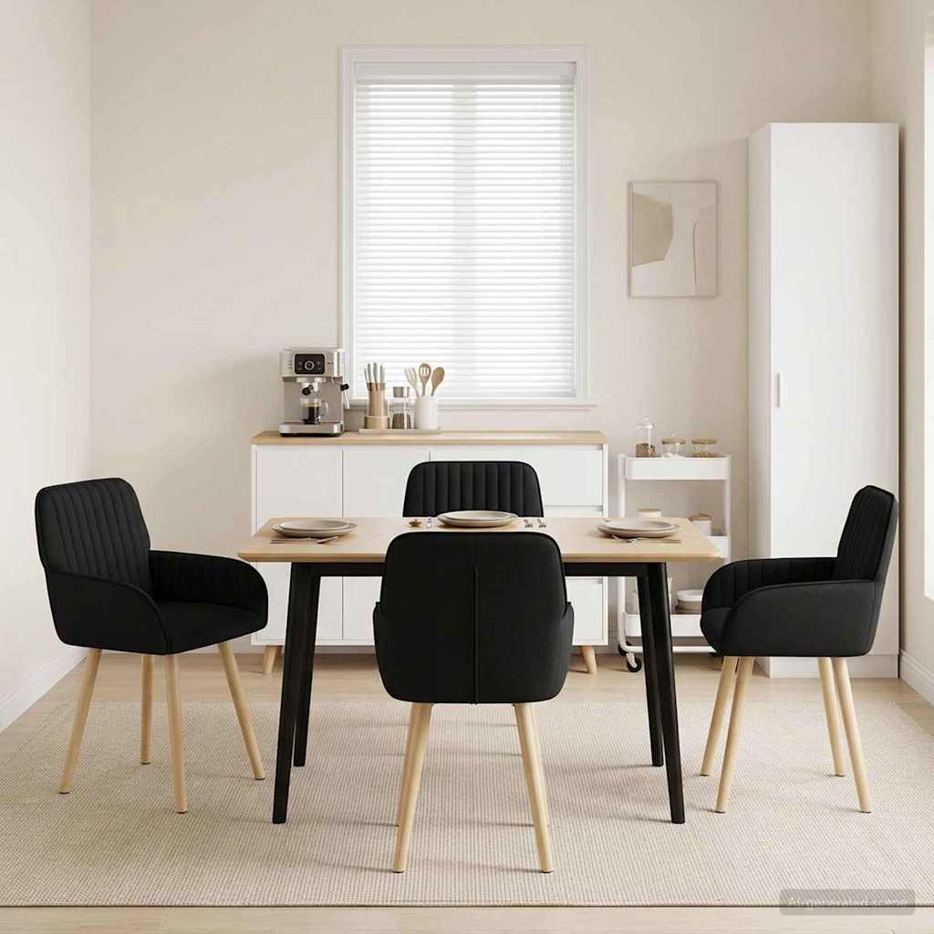 Esszimmerstühle 4 Pcs Stoff 56,5 X 50 X 87,5 Cm