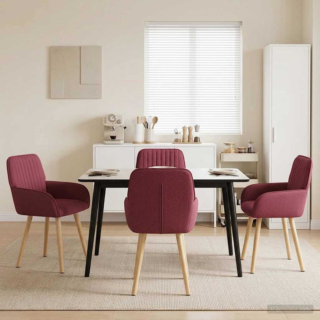 Esszimmerstühle 4 Pcs Stoff 56,5 X 50 X 87,5 Cm