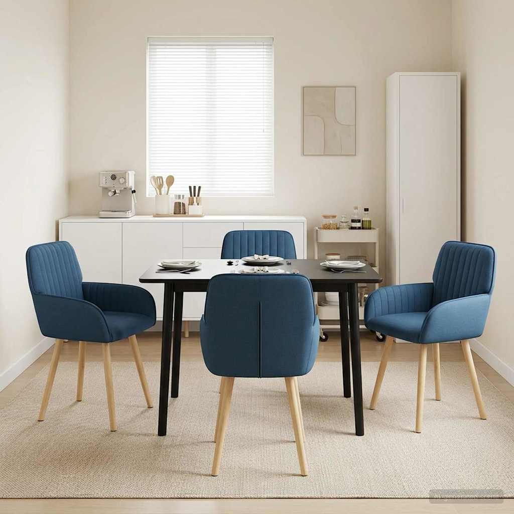 Esszimmerstühle 4 Pcs Stoff 56,5 X 50 X 87,5 Cm