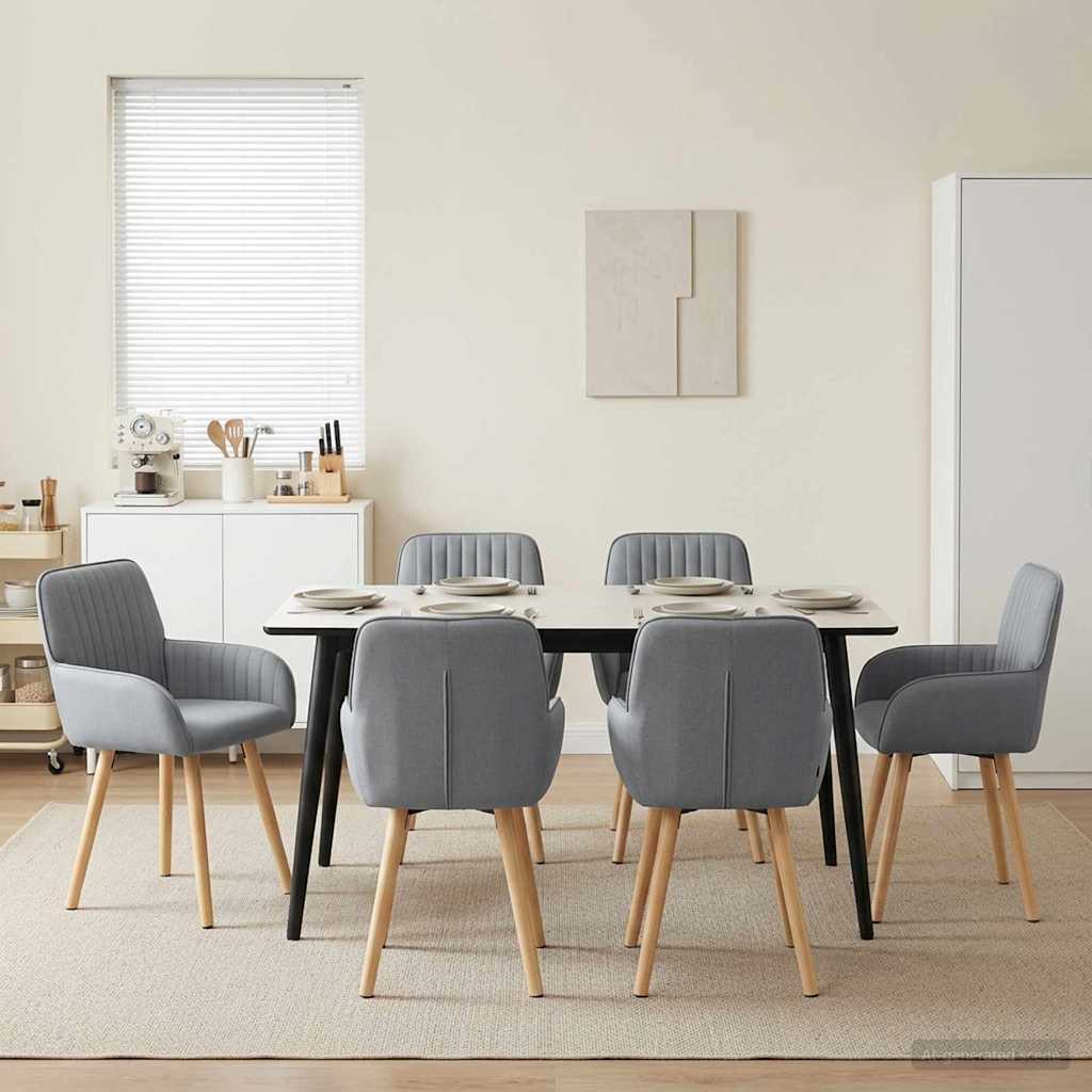 Esszimmerstühle 4 Pcs Stoff 56,5 X 50 X 87,5 Cm