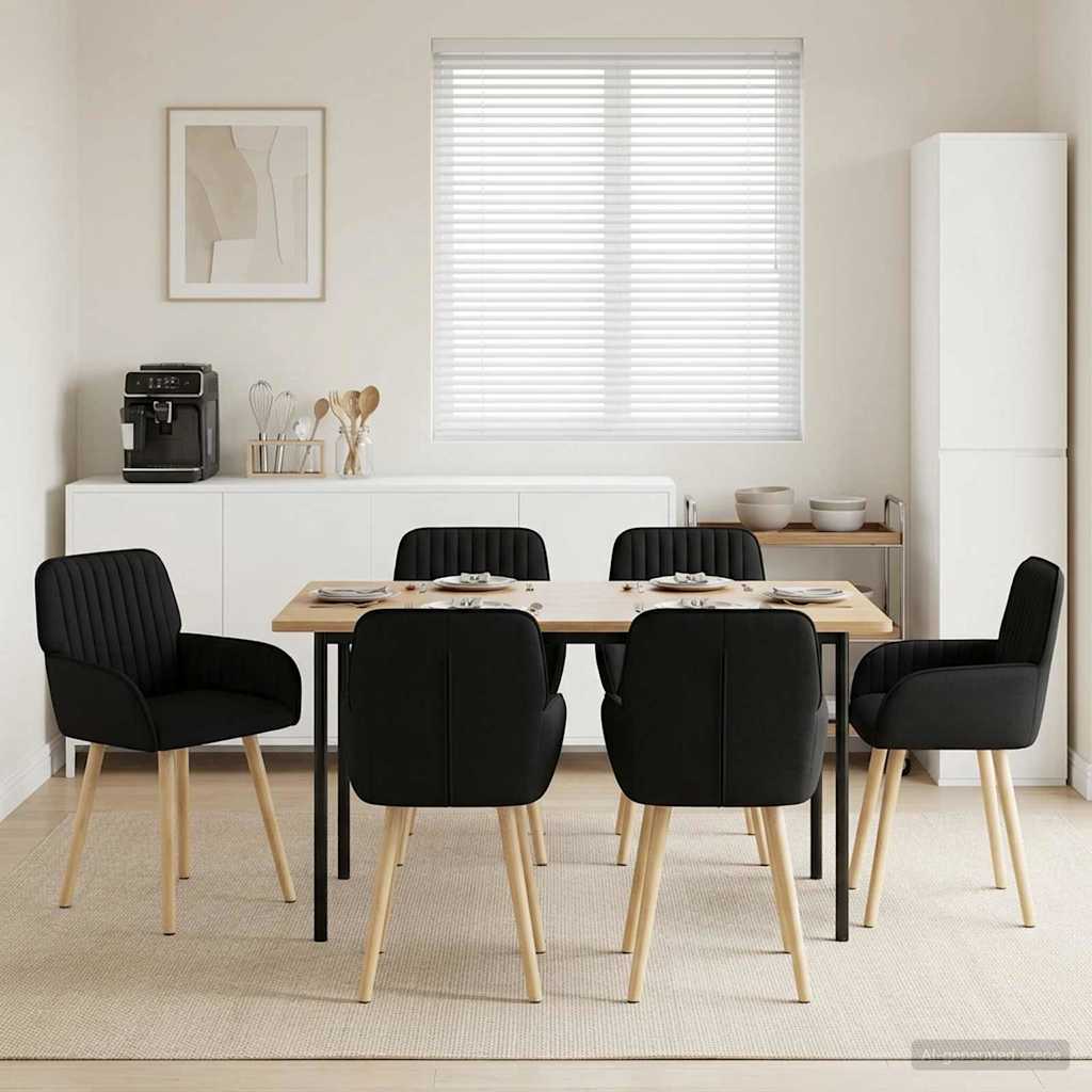 Esszimmerstühle 4 Pcs Stoff 56,5 X 50 X 87,5 Cm