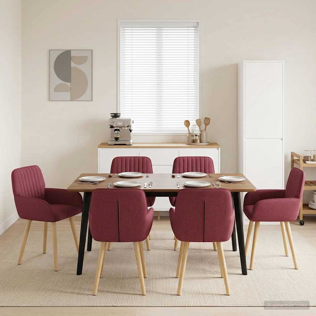 Esszimmerstühle 4 Pcs Stoff 56,5 X 50 X 87,5 Cm