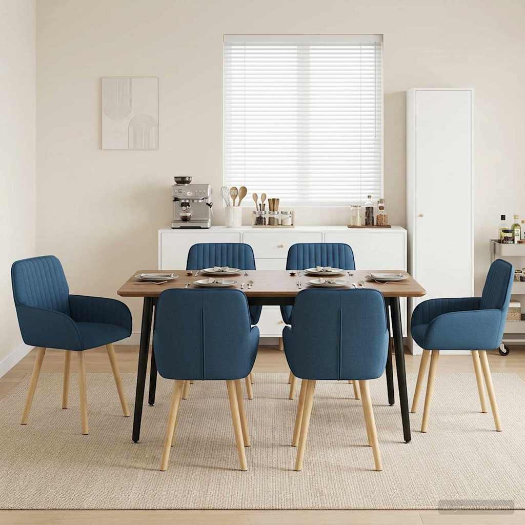 Esszimmerstühle 4 Pcs Stoff 56,5 X 50 X 87,5 Cm