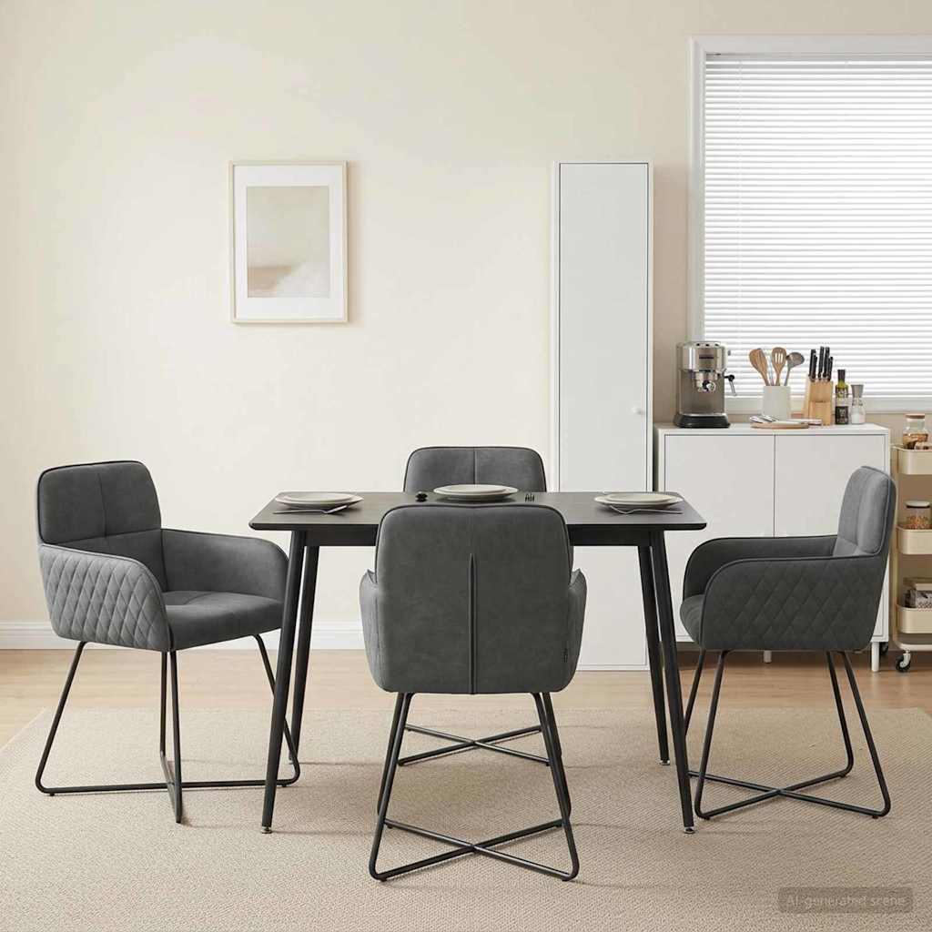 Esszimmerstühle 4 Pcs Samt 59 X 56,5 X 86 Cm