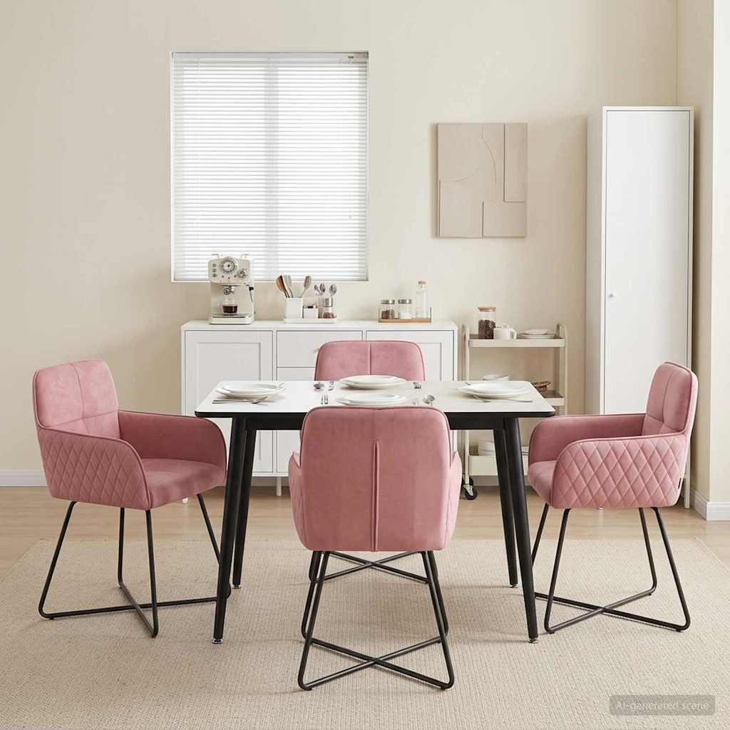 Esszimmerstühle 4 Pcs Samt 59 X 56,5 X 86 Cm