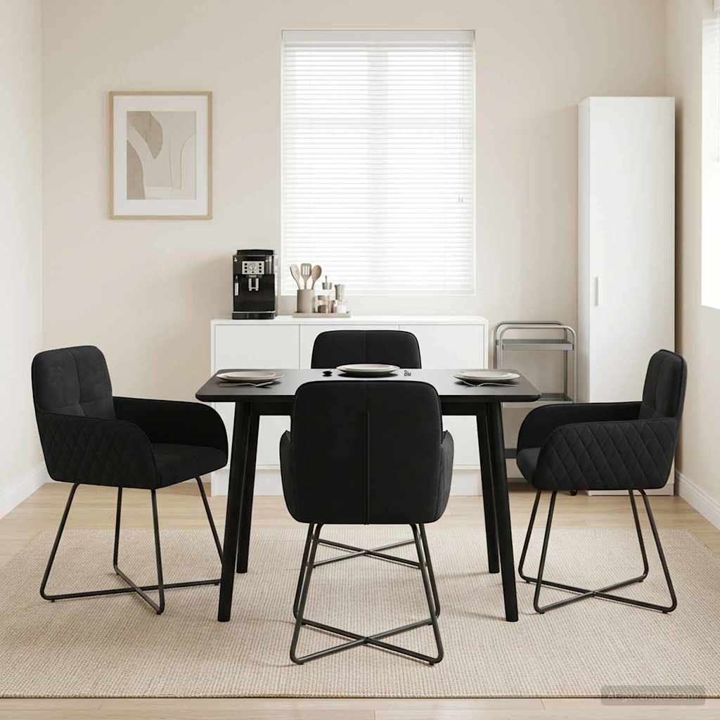 Esszimmerstühle 4 Pcs Samt 59 X 56,5 X 86 Cm