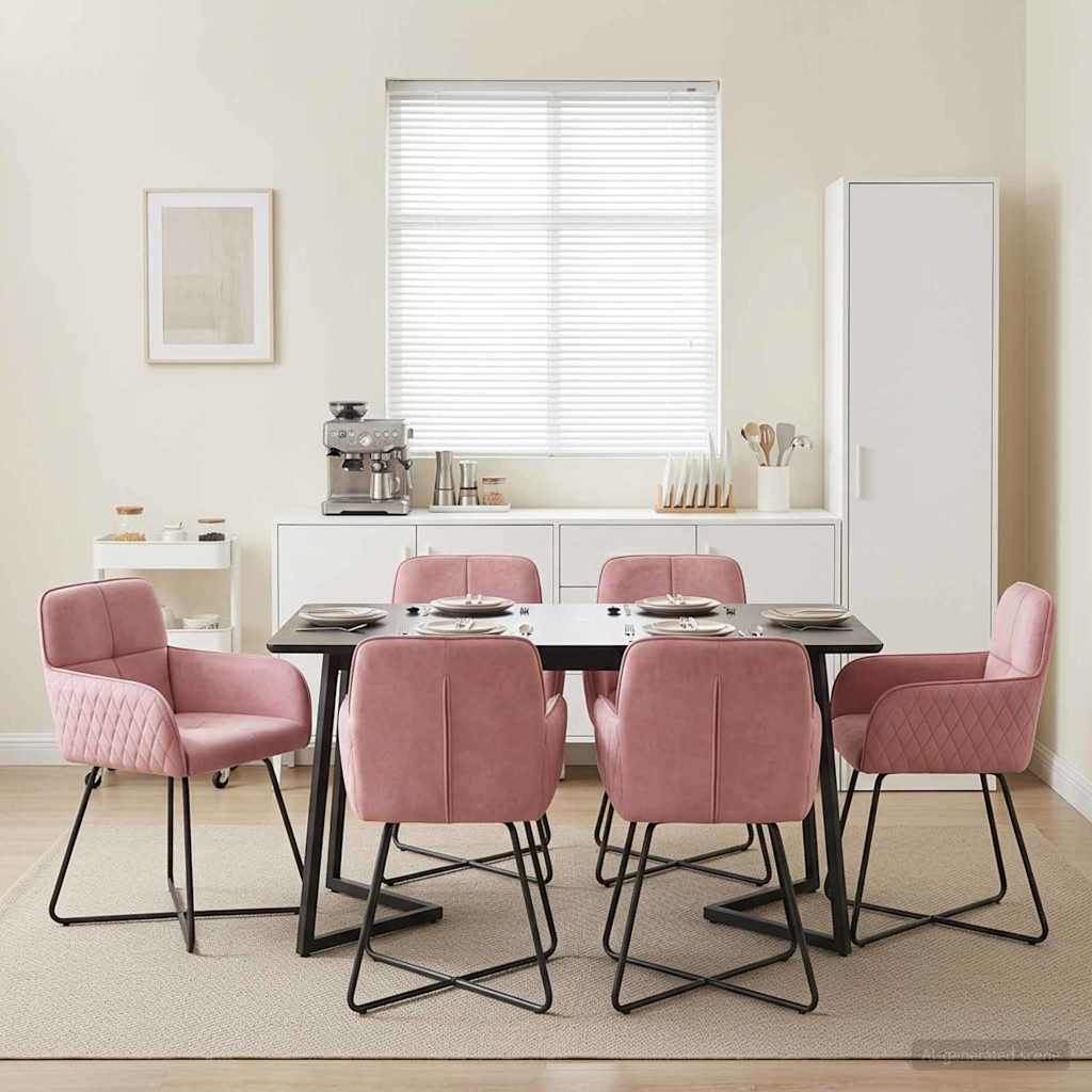 Esszimmerstühle 4 Pcs Samt 59 X 56,5 X 86 Cm