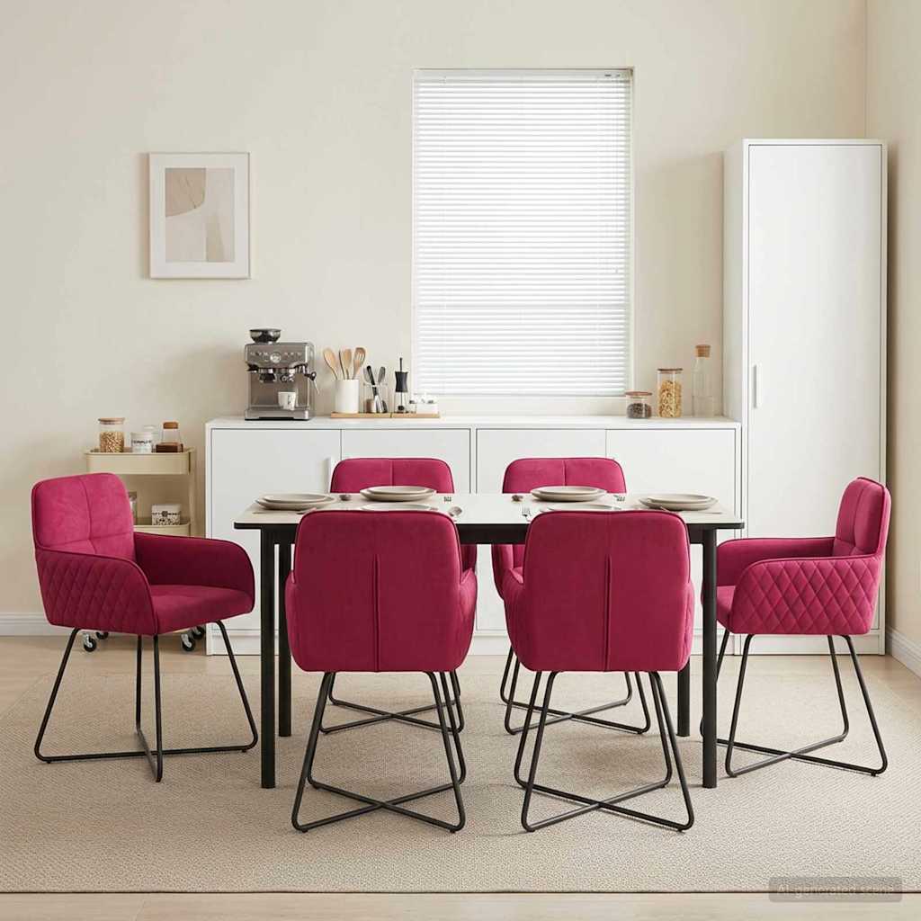 Esszimmerstühle 4 Pcs Samt 59 X 56,5 X 86 Cm