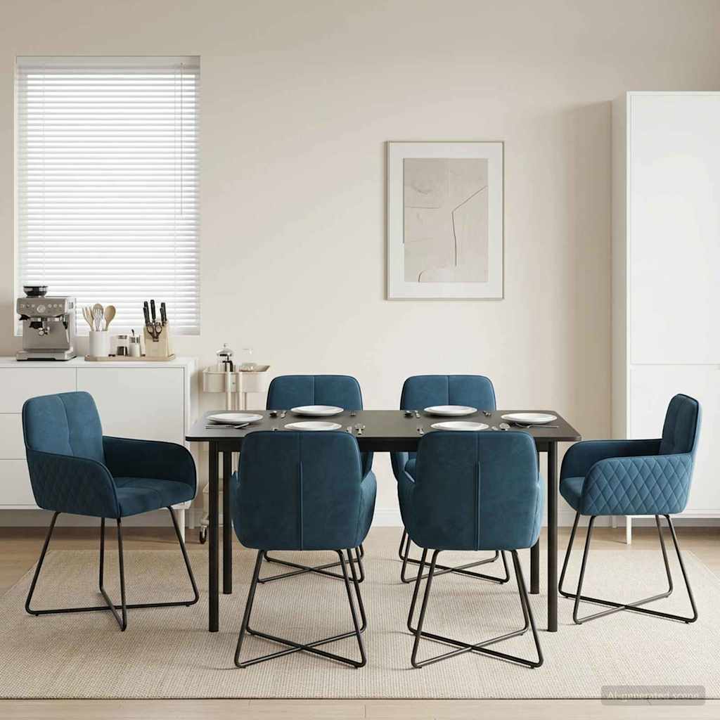 Esszimmerstühle 4 Pcs Samt 59 X 56,5 X 86 Cm