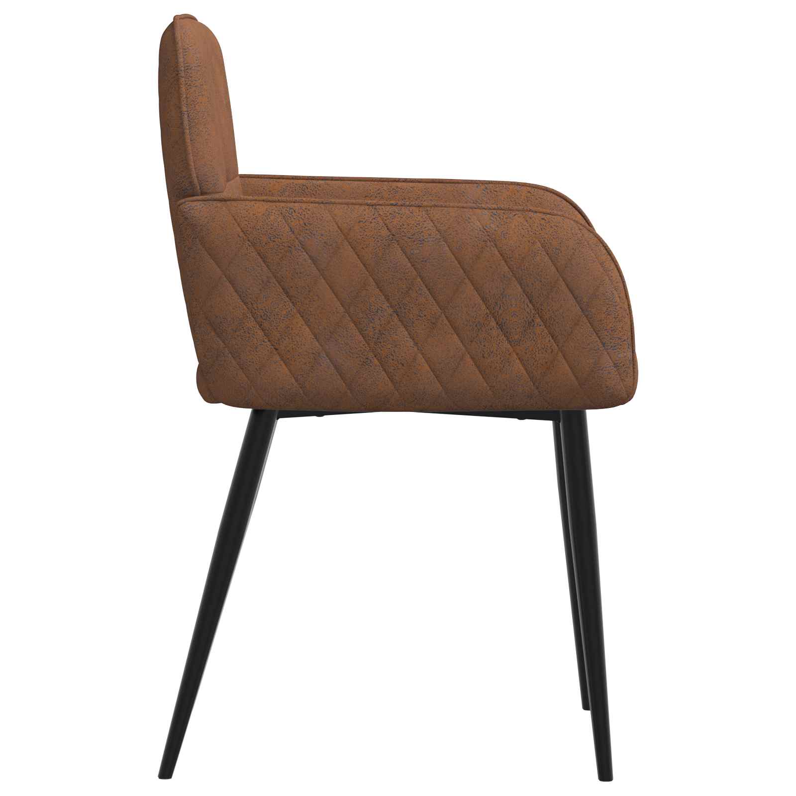 Esszimmerstühle 4 Pcs Kunstwildleder 59 X 56,5 X 85 Cm