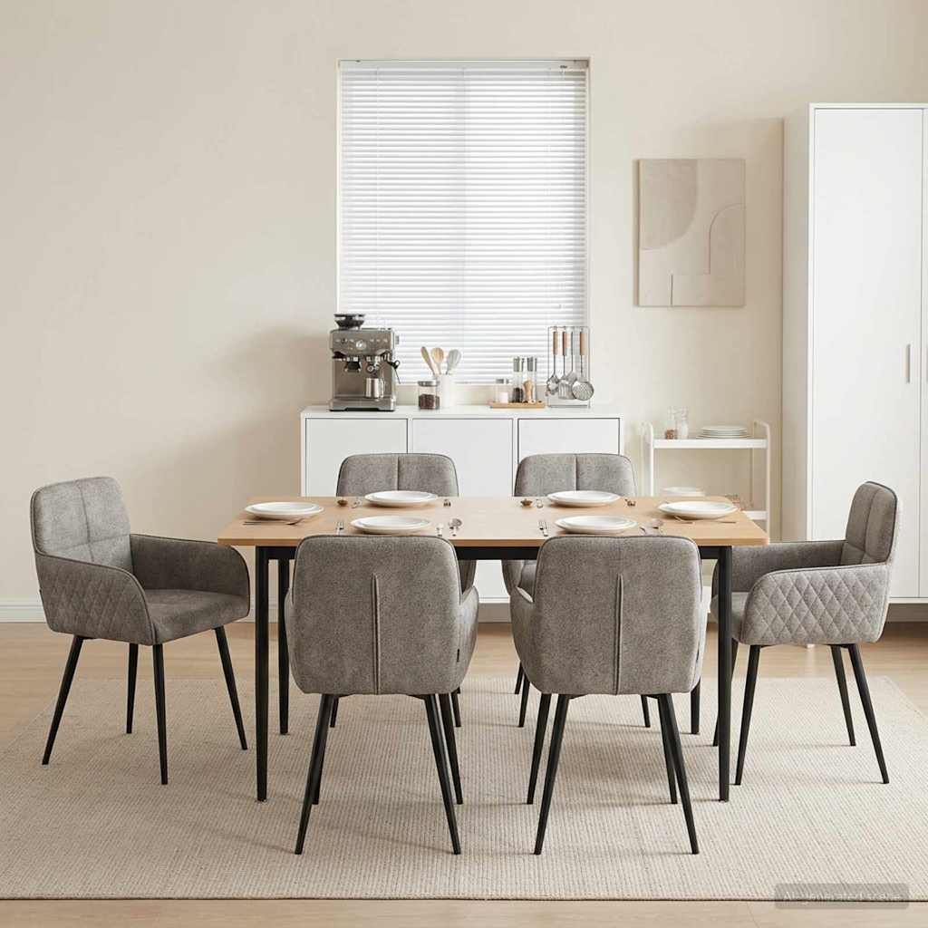 Esszimmerstühle 4 Pcs Kunstwildleder 59 X 56,5 X 85 Cm