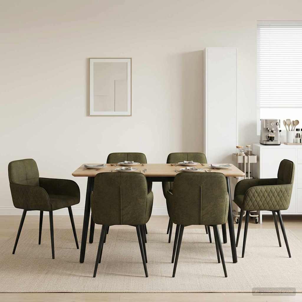 Esszimmerstühle 4 Pcs Kunstwildleder 59 X 56,5 X 85 Cm