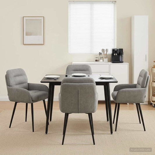 Esszimmerstühle 4 Pcs Samt 59 X 59,5 X 90 Cm