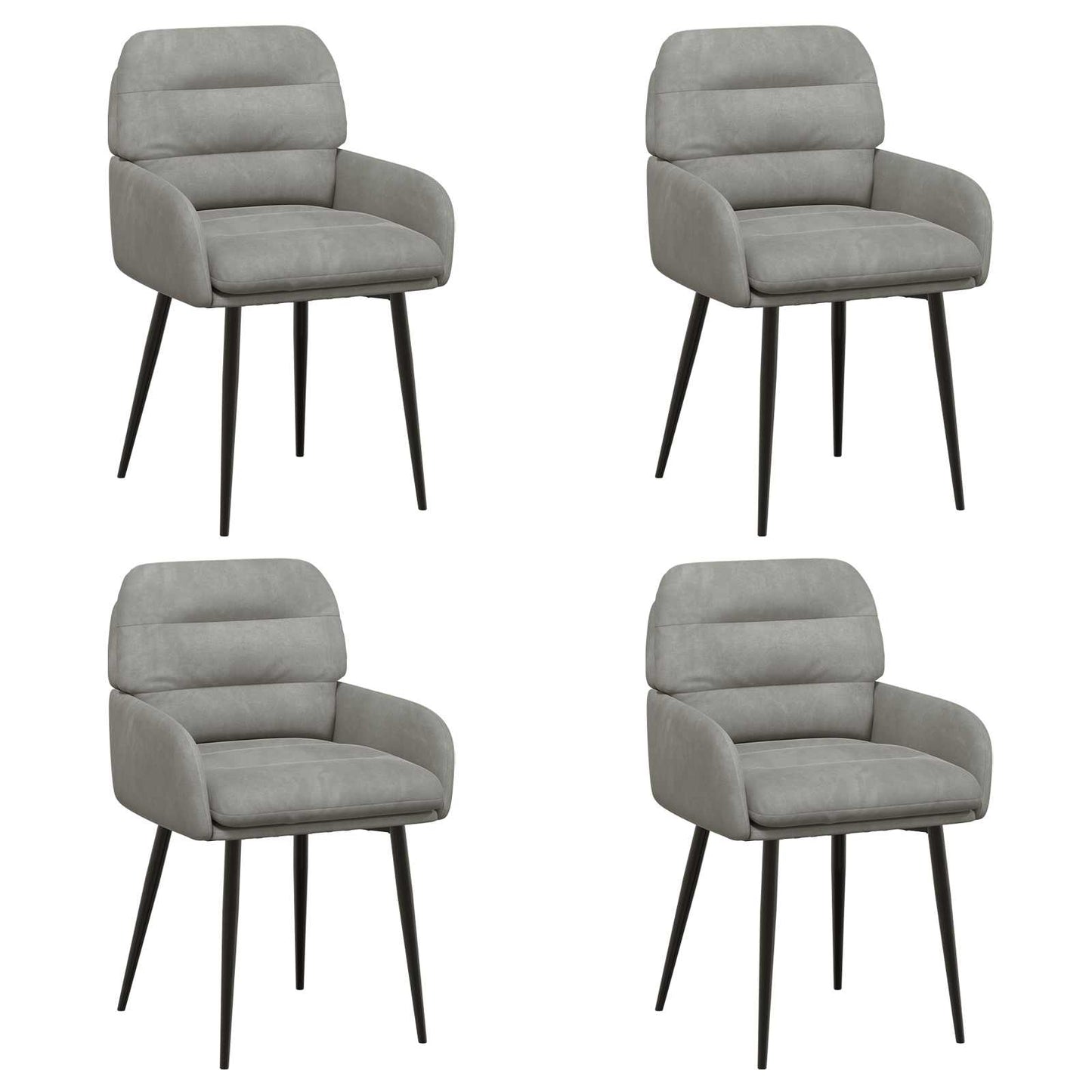 Esszimmerstühle 4 Pcs Samt 59 X 59,5 X 90 Cm