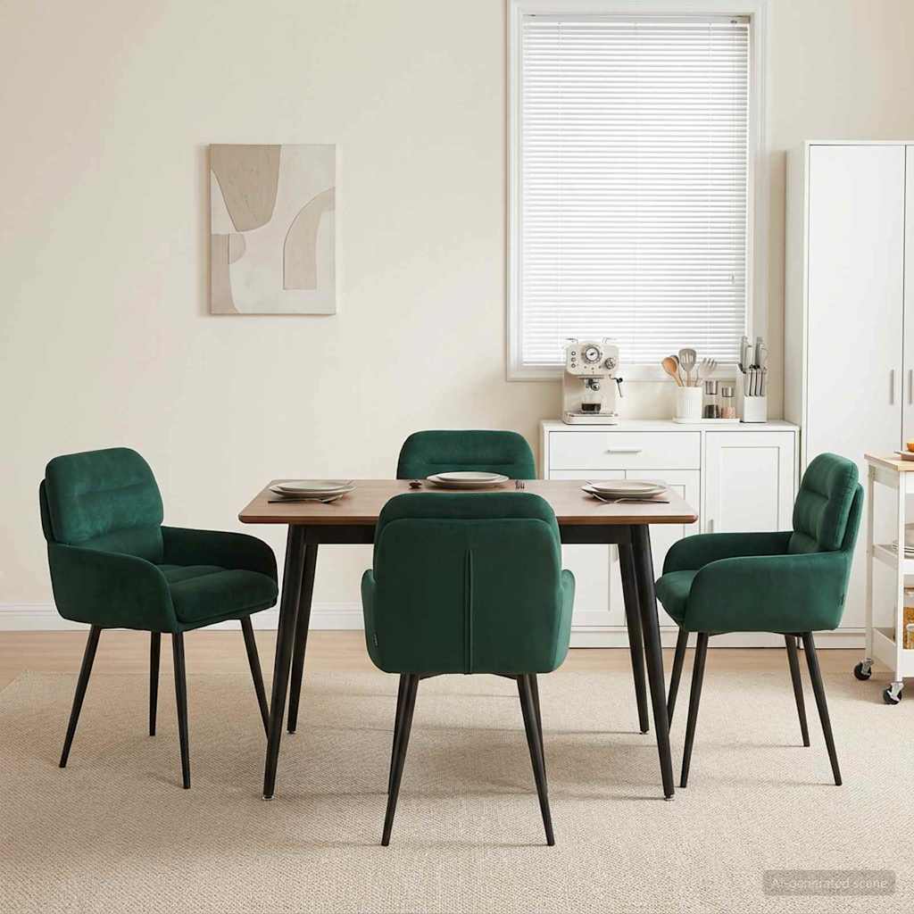 Esszimmerstühle 4 Pcs Samt 59 X 59,5 X 90 Cm