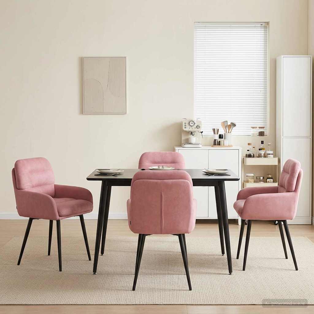 Esszimmerstühle 4 Pcs Samt 59 X 59,5 X 90 Cm