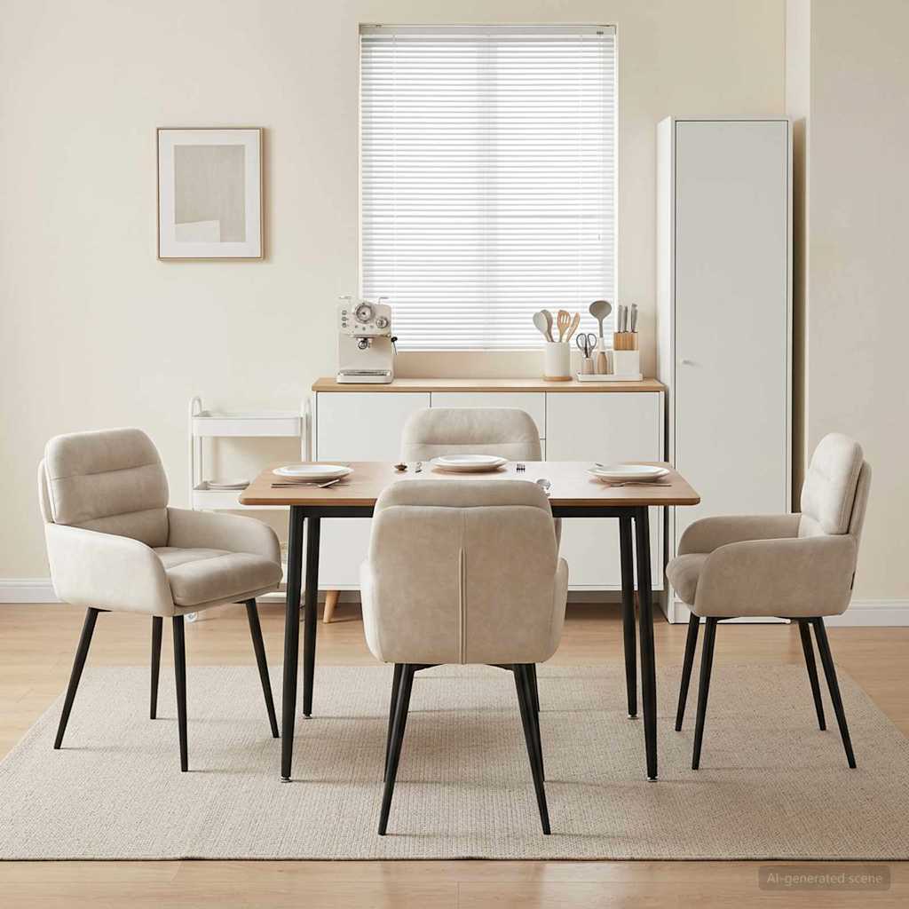Esszimmerstühle 4 Pcs Samt 59 X 59,5 X 90 Cm