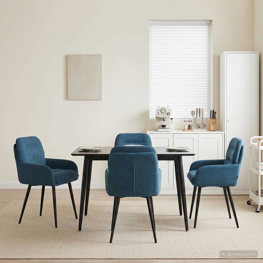 Esszimmerstühle 4 Pcs Samt 59 X 59,5 X 90 Cm