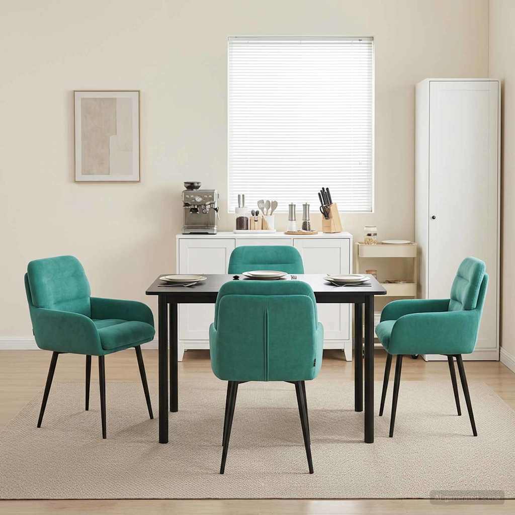 Esszimmerstühle 4 Pcs Samt 59 X 59,5 X 90 Cm