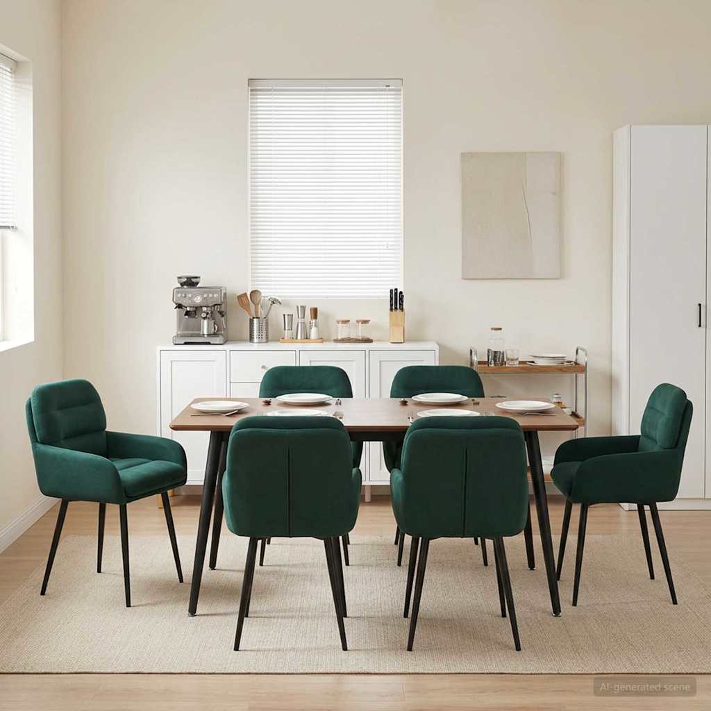 Esszimmerstühle 4 Pcs Samt 59 X 59,5 X 90 Cm