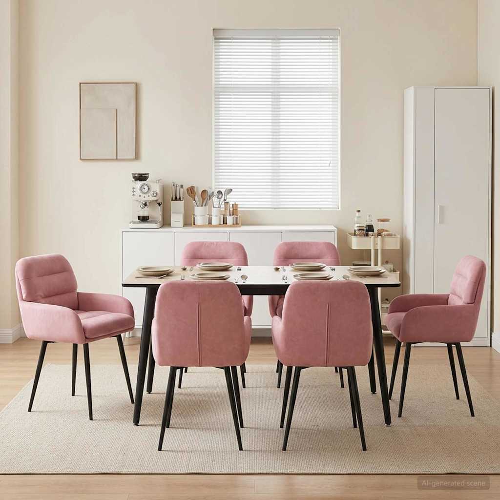 Esszimmerstühle 4 Pcs Samt 59 X 59,5 X 90 Cm