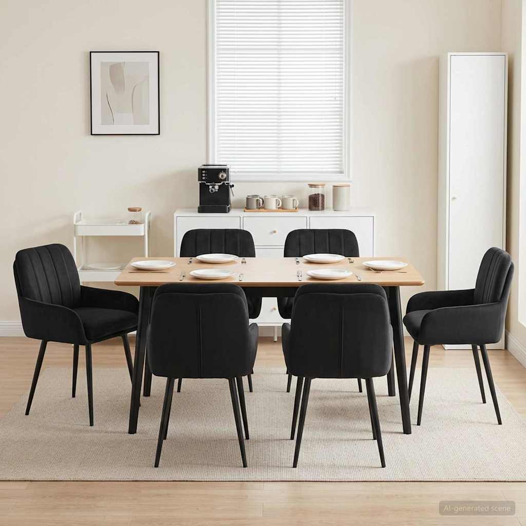 Esszimmerstühle 4 Pcs Samt 59 X 59,5 X 90 Cm