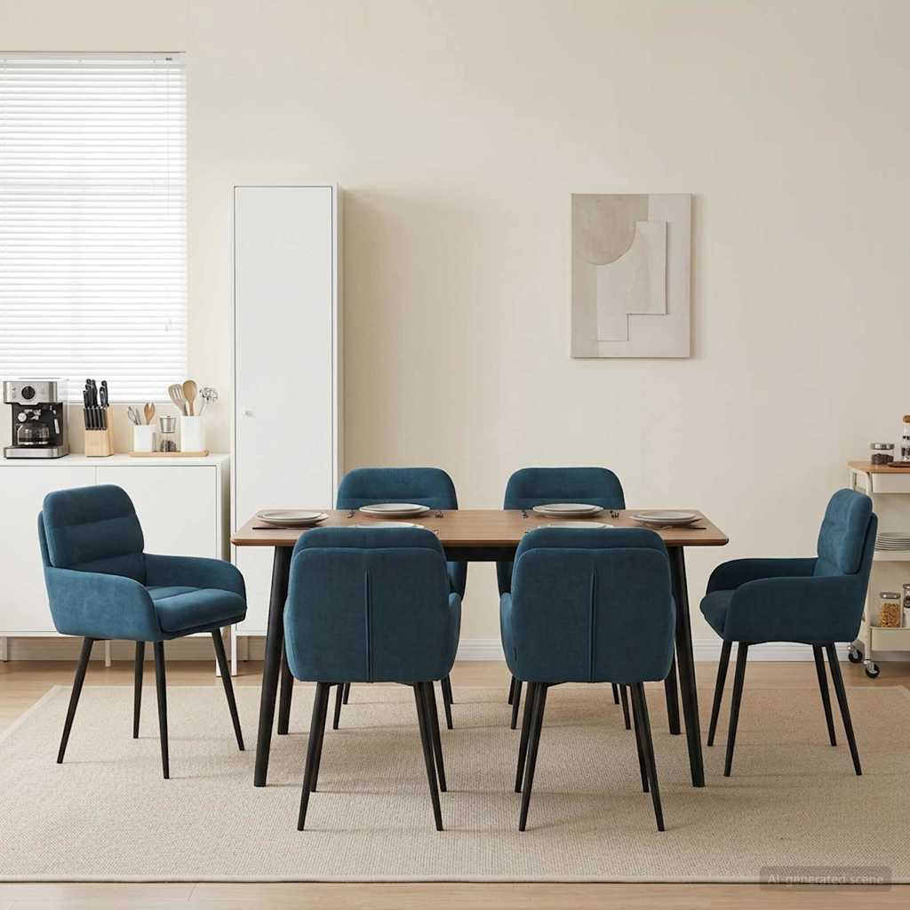 Esszimmerstühle 4 Pcs Samt 59 X 59,5 X 90 Cm